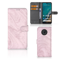 Nokia G50 Bookcase Marble Pink - Origineel Cadeau Vriendin