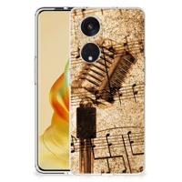 OPPO Reno8 T 5G | Siliconen hoesje | met foto Bladmuziek