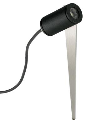 Albert Prikspot Led 230vWally zwart - RVS - 662433