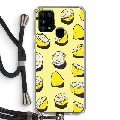 When Life Gives You Lemons...: Samsung Galaxy M31 Transparant Hoesje met koord