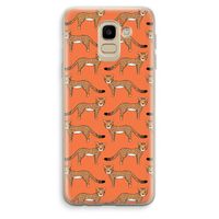 Cheetah: Samsung Galaxy J6 (2018) Transparant Hoesje
