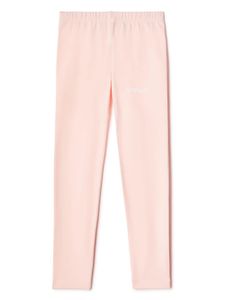 Off-White Kids legging Bookish Diag en coton - Rose