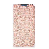 iPhone 14 Pro Hoesje met Magneet Pattern Orange - thumbnail