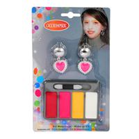 Basic Schminkset prinses + oorbellen Basic Schminkset prinses + oorbellen