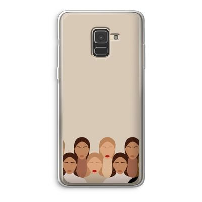 Girls girls girls: Samsung Galaxy A8 (2018) Transparant Hoesje