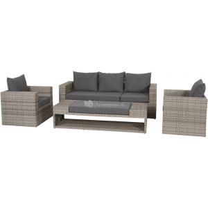 Roma loungeset grijs