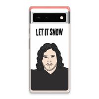 Let It Snow: Google Pixel 6 Transparant Hoesje