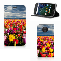 Motorola Moto C Plus Smart Cover Tulpen - thumbnail