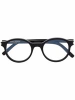 Saint Laurent Eyewear lunettes de vue à monture ronde - Noir