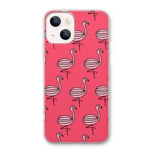 Flamingo: iPhone 13 Transparant Hoesje