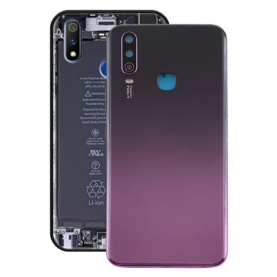 Batterij achterkant met cameralens voor Vivo Y3(Paars)