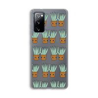 Sansevieria: Samsung Galaxy S20 FE / S20 FE 5G Transparant Hoesje Sansevieria: Samsung Galaxy S20 FE / S20 FE 5G Transparant Hoesje