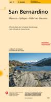 Wandelkaart 267T San Bernardino | Swisstopo