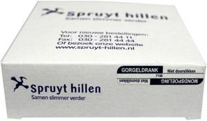 Spruyt Hillen Sticker gorgeldrank/mondspoel