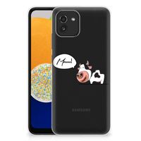 Samsung Galaxy A03 Telefoonhoesje met Naam Cow