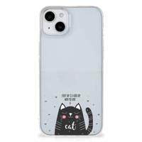 iPhone 15 Telefoonhoesje met Naam Cat Good Day iPhone 15 Telefoonhoesje met Naam Cat Good Day