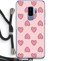 Ondersteboven verliefd: Samsung Galaxy S9 Plus Transparant Hoesje met koord