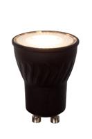 Lucide MR11 - Led lamp - Ø 3,5 cm - LED Dimb. - GU10 (MR11) - 1x3,8W 2700K - Zwart
