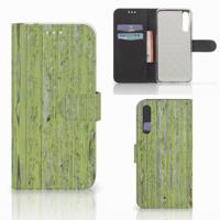 Huawei P20 Pro | Book Style Case | Green Wood