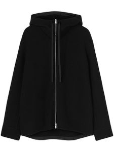 Jil Sander veste à capuche - Noir