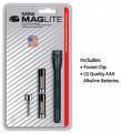 Maglite Mini 2-Cell AAA Black (Blister) zaklamp, incl. batterijen