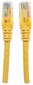 Intellinet 342353 RJ45 Netwerkkabel, patchkabel CAT 6 U/UTP 1.50 m Geel 1 stuk(s)