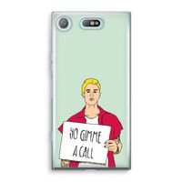 Gimme a call: Sony Xperia XZ1 Compact Transparant Hoesje