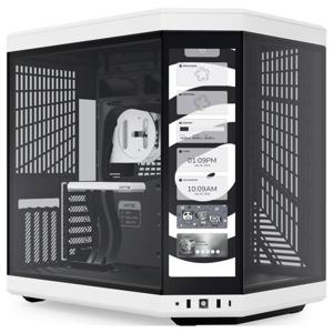 HYTE Y70 Touch Midi-tower PC-behuizing Zwart-wit