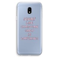 Christian Grey: Samsung Galaxy J3 (2017) Transparant Hoesje