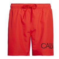 Calvin Klein Zwemshort logo print rood