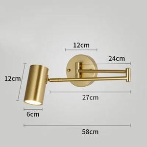 LUXARM Verstelbare Wandlamp met Lange Arm