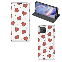 OPPO Reno4 Z 5G Hoesje met Magneet Hearts - thumbnail