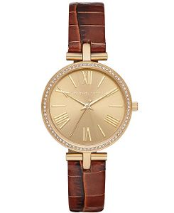 Horlogeband Michael Kors MK2765 Leder Bruin 14mm