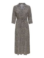 JDY jurk JDYSTAAR met all over print zwart/zand - thumbnail