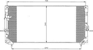 Condensor, airconditioning 35423