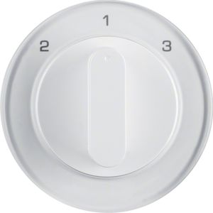 Berker centraalplaat 3 standen schakelaar 2-1-3 R1-R3 wit 10842089