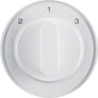 Berker centraalplaat 3 standen schakelaar 2-1-3 R1-R3 wit 10842089