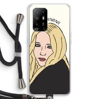 Mary Kate: Oppo A94 5G Transparant Hoesje met koord