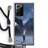 Wanderlust: Samsung Galaxy Note 20 Ultra / Note 20 Ultra 5G Transparant Hoesje met koord