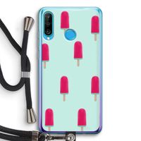 Waterijsje: Huawei P30 Lite Transparant Hoesje met koord