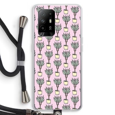 Boompje: Oppo A95 5G Transparant Hoesje met koord