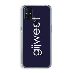 Gijweet: OnePlus Nord N10 5G Transparant Hoesje