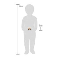 Small Foot - houten lettertrein polar - wagon wit - 12 stuks