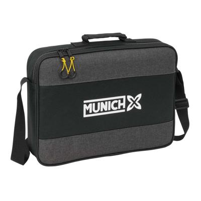 Schooltas Munich Topo Zwart 38 x 28 x 6 cm