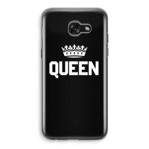 Queen zwart: Samsung Galaxy A5 (2017) Transparant Hoesje