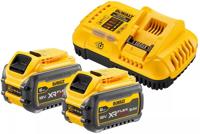 DeWalt dcb118t2-qw starterset - dcb118 snellader voor 18v en flexvolt accu's + 2x accu dcb546 - dcb118t2-qw