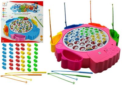 Viking Choice Hengelspel roze visspel met 4 hengels en 42 visjes Viking Choice Hengelspel roze visspel met 4 hengels en 42 visjes