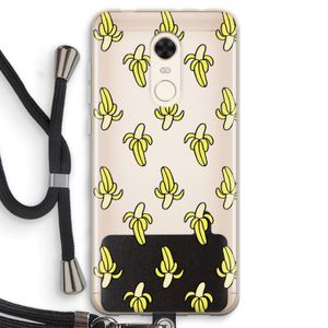 Bananas: Xiaomi Redmi 5 Transparant Hoesje met koord