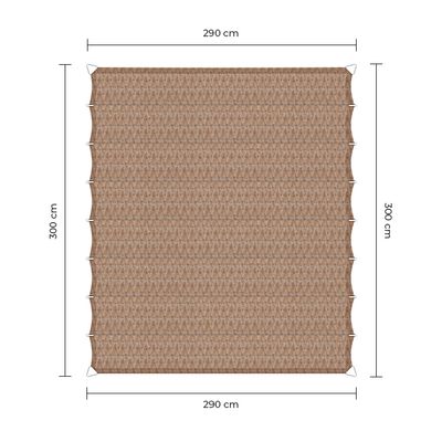 Sunfighter Wavesail zand 2,9x3m.
