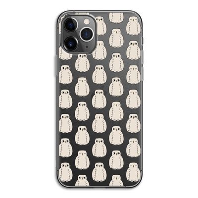 Uilen: iPhone 11 Pro Transparant Hoesje